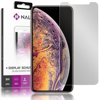 NALIA Sicht-Schutzglas kompatibel mit iPhone 11 Pro / iPhone X XS, Anti Spy Blickschutz Glas Privacy Filter Full-Cover 9H Folie, Phone Schutzglas Screen Protector Volle Bildschirm Display-Abdeckung