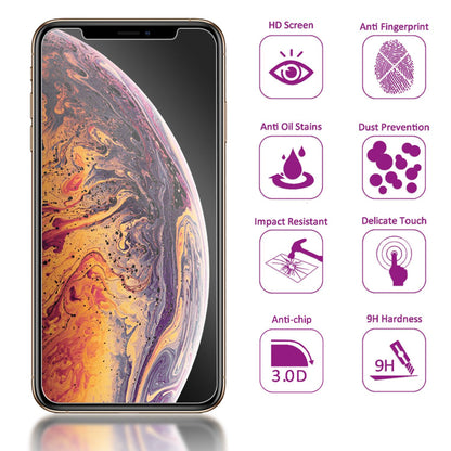 NALIA Sicht-Schutzglas kompatibel mit iPhone 11 Pro / iPhone X XS, Anti Spy Blickschutz Glas Privacy Filter Full-Cover 9H Folie, Phone Schutzglas Screen Protector Volle Bildschirm Display-Abdeckung