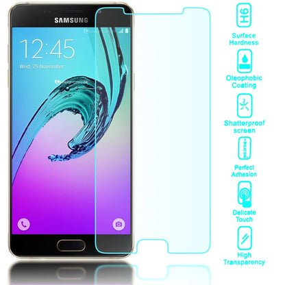 NALIA Schutzglas kompatibel mit Samsung Galaxy A3 2016, 9H Glas-Schutzfolie Display-Abdeckung Hüllen-Kompatibel, Handy-Folie Schutz-Film Glasfolie, HD Screen Protector Tempered Glass - Transparent