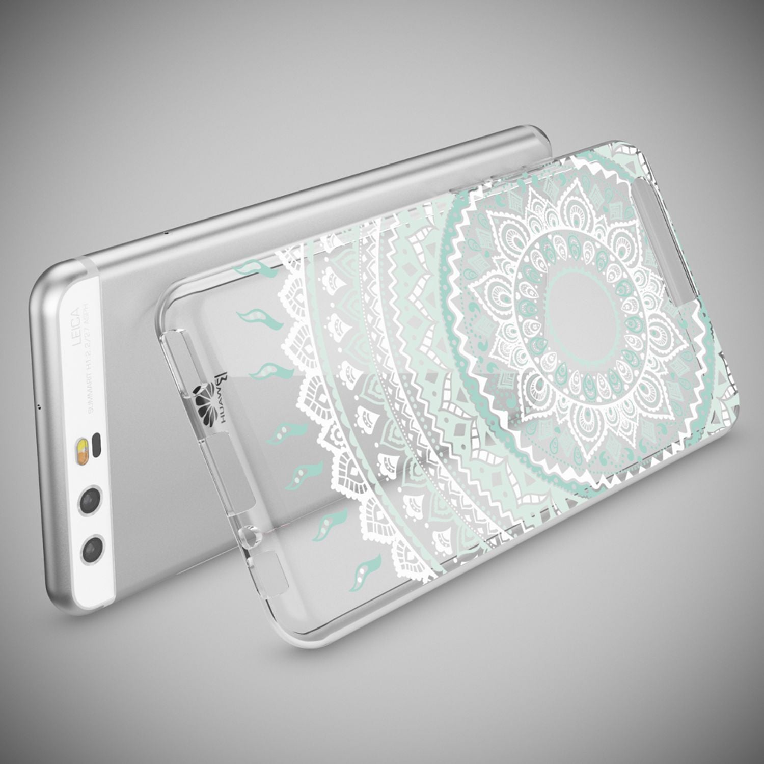 NALIA Handyhülle kompatibel mit Huawei P10, Motiv Design Slim Silikon Case Cover, Crystal Schutzhülle Handy-Tasche Dünn, Muster Etui Backcover Hülle Smart-Phone Bumper