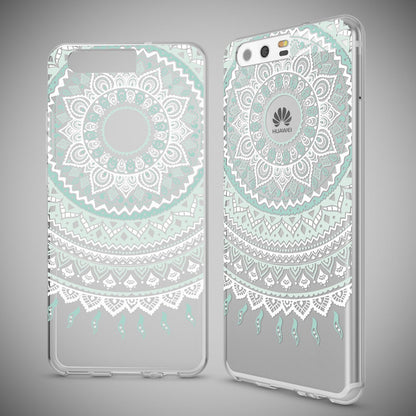 NALIA Handyhülle kompatibel mit Huawei P10, Motiv Design Slim Silikon Case Cover, Crystal Schutzhülle Handy-Tasche Dünn, Muster Etui Backcover Hülle Smart-Phone Bumper