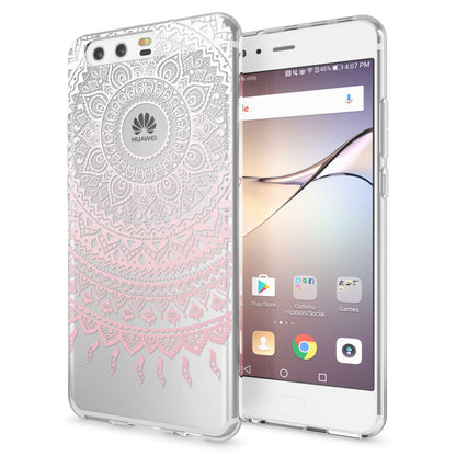 NALIA Handyhülle kompatibel mit Huawei P10, Motiv Design Slim Silikon Case Cover, Crystal Schutzhülle Handy-Tasche Dünn, Muster Etui Backcover Hülle Smart-Phone Bumper