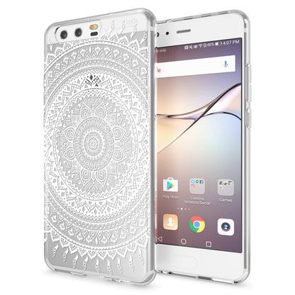 NALIA Handyhülle kompatibel mit Huawei P10, Motiv Design Slim Silikon Case Cover, Crystal Schutzhülle Handy-Tasche Dünn, Muster Etui Backcover Hülle Smart-Phone Bumper