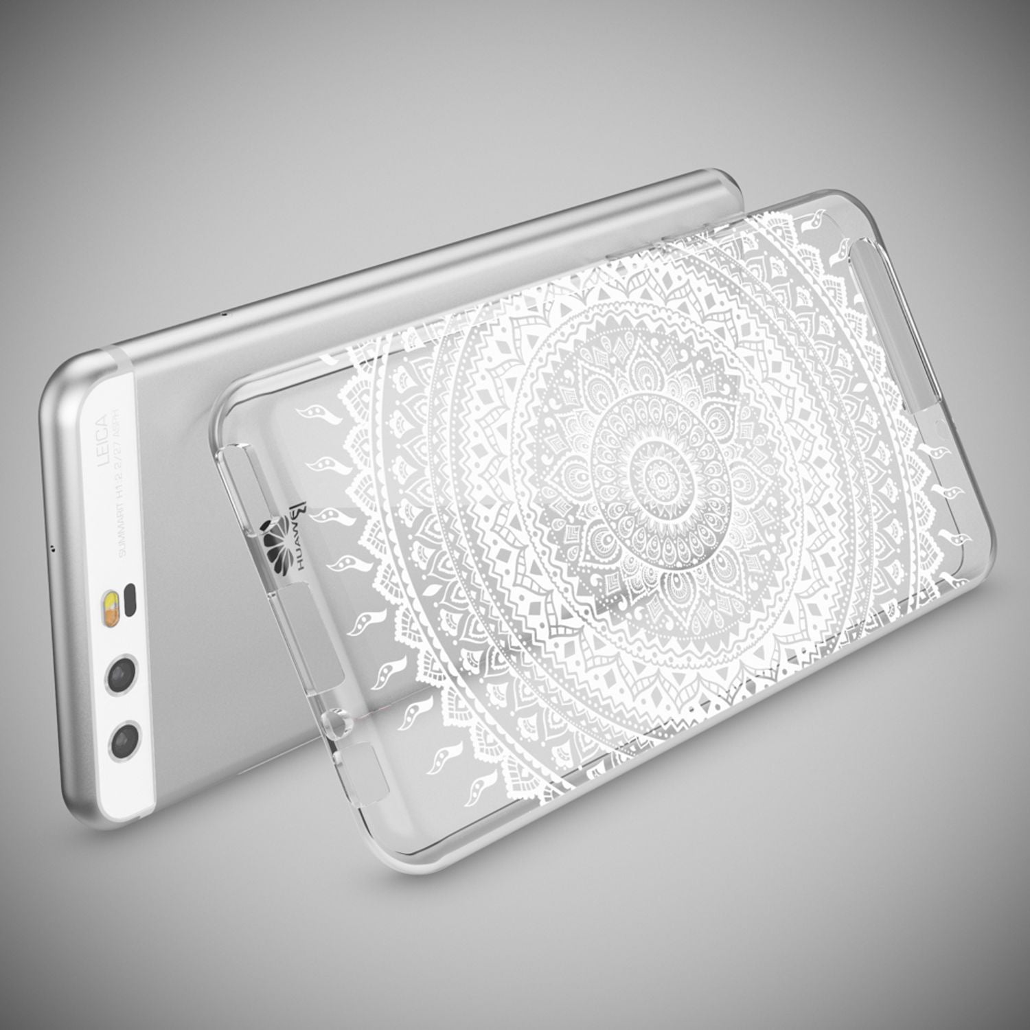 NALIA Handyhülle kompatibel mit Huawei P10, Motiv Design Slim Silikon Case Cover, Crystal Schutzhülle Handy-Tasche Dünn, Muster Etui Backcover Hülle Smart-Phone Bumper