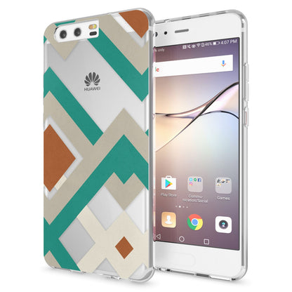 NALIA Handyhülle kompatibel mit Huawei P10, Motiv Design Slim Silikon Case Cover, Crystal Schutzhülle Handy-Tasche Dünn, Muster Etui Backcover Hülle Smart-Phone Bumper