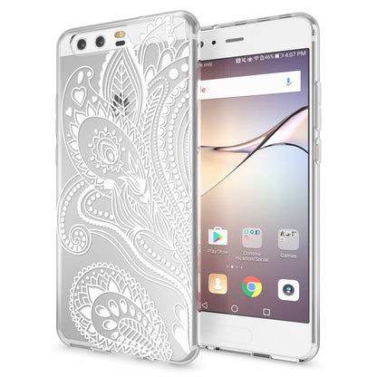 NALIA Handyhülle kompatibel mit Huawei P10, Motiv Design Slim Silikon Case Cover, Crystal Schutzhülle Handy-Tasche Dünn, Muster Etui Backcover Hülle Smart-Phone Bumper