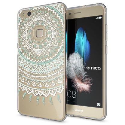 NALIA Handyhülle kompatibel mit Huawei P10 Lite, Motiv Design Slim Silikon Case Cover, Crystal Schutzhülle Handy-Tasche Dünn, Muster Backcover Skin Smart-Phone Hülle