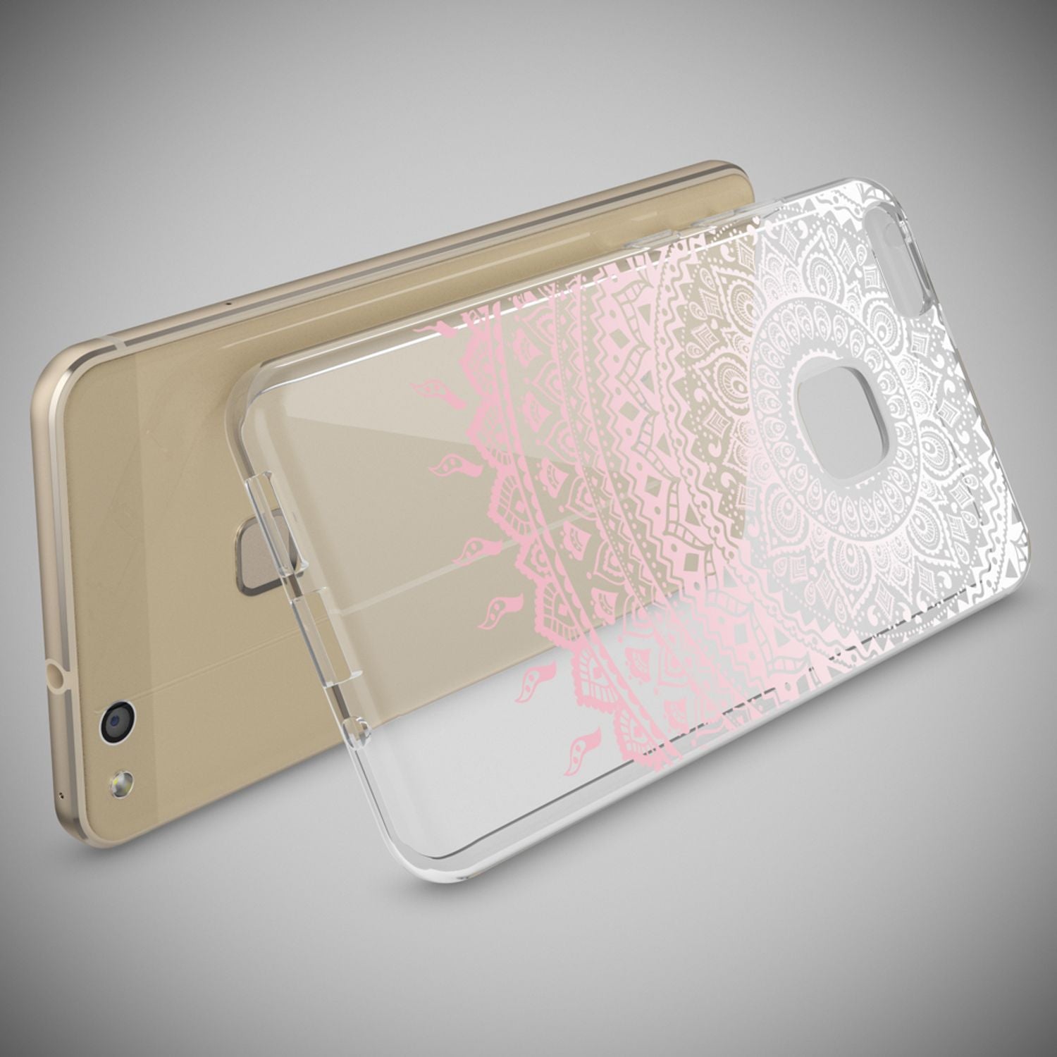 NALIA Handyhülle kompatibel mit Huawei P10 Lite, Motiv Design Slim Silikon Case Cover, Crystal Schutzhülle Handy-Tasche Dünn, Muster Backcover Skin Smart-Phone Hülle