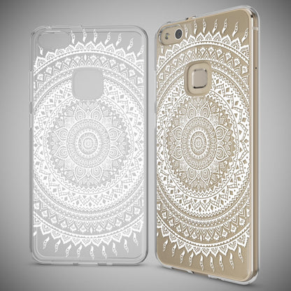 NALIA Handyhülle kompatibel mit Huawei P10 Lite, Motiv Design Slim Silikon Case Cover, Crystal Schutzhülle Handy-Tasche Dünn, Muster Backcover Skin Smart-Phone Hülle