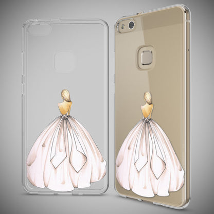 NALIA Handyhülle kompatibel mit Huawei P10 Lite, Motiv Design Slim Silikon Case Cover, Crystal Schutzhülle Handy-Tasche Dünn, Muster Backcover Skin Smart-Phone Hülle