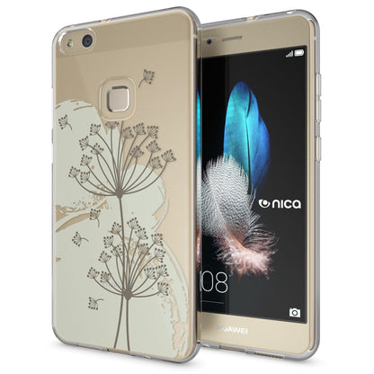 NALIA Handyhülle kompatibel mit Huawei P10 Lite, Motiv Design Slim Silikon Case Cover, Crystal Schutzhülle Handy-Tasche Dünn, Muster Backcover Skin Smart-Phone Hülle