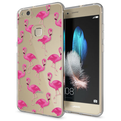 NALIA Handyhülle kompatibel mit Huawei P10 Lite, Motiv Design Slim Silikon Case Cover, Crystal Schutzhülle Handy-Tasche Dünn, Muster Backcover Skin Smart-Phone Hülle