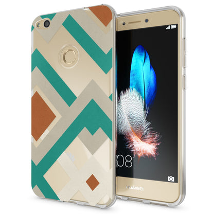 NALIA Handyhülle kompatibel mit Huawei P8 Lite 2017, Motiv Design Slim Silikon Case Cover, Crystal Schutzhülle Handy-Tasche Dünn, Muster Etui Backcover Smart-Phone Hülle