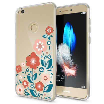 NALIA Handyhülle kompatibel mit Huawei P8 Lite 2017, Motiv Design Slim Silikon Case Cover, Crystal Schutzhülle Handy-Tasche Dünn, Muster Etui Backcover Smart-Phone Hülle