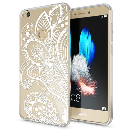 NALIA Handyhülle kompatibel mit Huawei P8 Lite 2017, Motiv Design Slim Silikon Case Cover, Crystal Schutzhülle Handy-Tasche Dünn, Muster Etui Backcover Smart-Phone Hülle