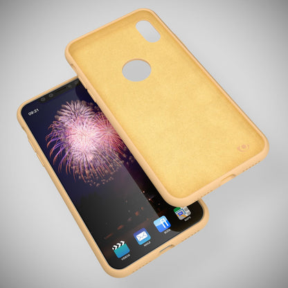 NALIA Liquid Silikon Hülle kompatibel mit iPhone X, Ultra-Slim Handyhülle Hard-Case mit Silk Touch & Microfaser, Dünnes Cover Schutzhülle Skin, Etui Handy-Tasche Backcover Bumper