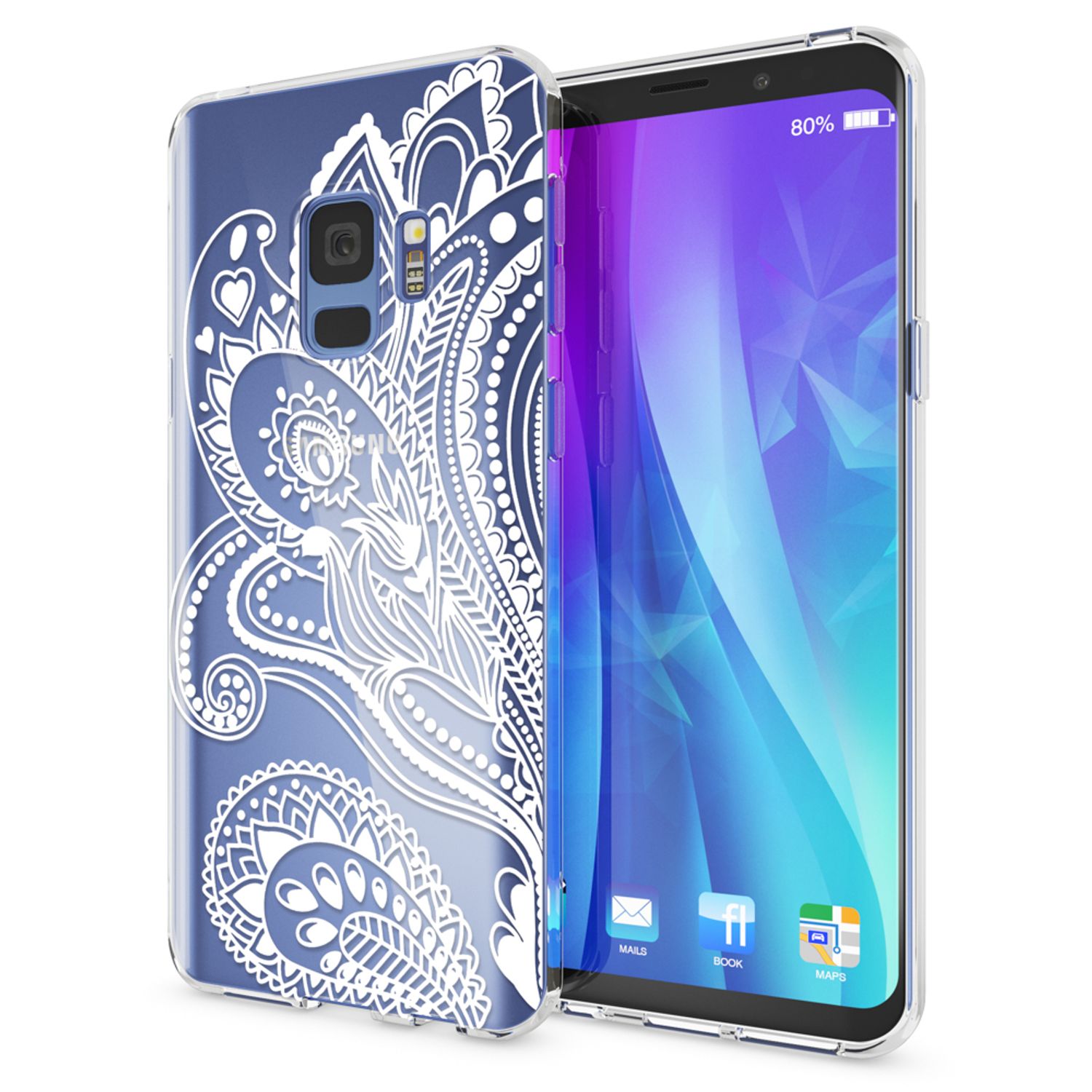 NALIA Handyhülle kompatibel mit Samsung Galaxy S9, Slim Silikon Motiv Case Crystal Schutzhülle Dünn Durchsichtig, Etui Handy-Tasche Back-Cover Transparent Bumper