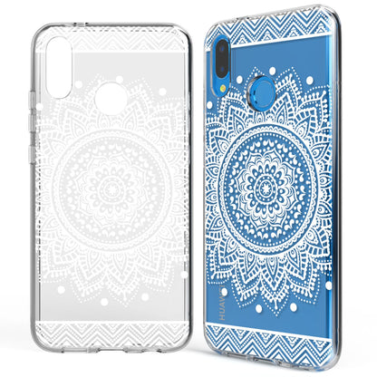 NALIA Handyhülle kompatibel mit Huawei P20 Lite, Slim Silikon Motiv Case Back-Cover Crystal Schutzhülle Dünn Durchsichtig, Etui Handy-Tasche Transparent Bumper