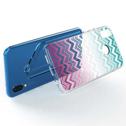 NALIA Handyhülle kompatibel mit Huawei P20 Lite, Slim Silikon Motiv Case Back-Cover Crystal Schutzhülle Dünn Durchsichtig, Etui Handy-Tasche Transparent Bumper