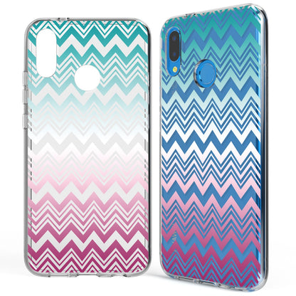 NALIA Handyhülle kompatibel mit Huawei P20 Lite, Slim Silikon Motiv Case Back-Cover Crystal Schutzhülle Dünn Durchsichtig, Etui Handy-Tasche Transparent Bumper