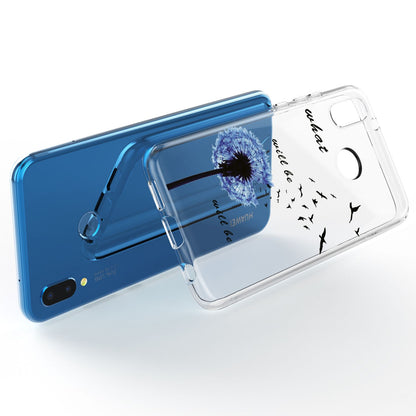 NALIA Handyhülle kompatibel mit Huawei P20 Lite, Slim Silikon Motiv Case Back-Cover Crystal Schutzhülle Dünn Durchsichtig, Etui Handy-Tasche Transparent Bumper