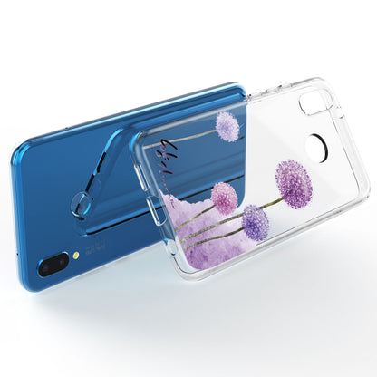 NALIA Handyhülle kompatibel mit Huawei P20 Lite, Slim Silikon Motiv Case Back-Cover Crystal Schutzhülle Dünn Durchsichtig, Etui Handy-Tasche Transparent Bumper