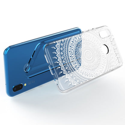 NALIA Handyhülle kompatibel mit Huawei P20 Lite, Slim Silikon Motiv Case Back-Cover Crystal Schutzhülle Dünn Durchsichtig, Etui Handy-Tasche Transparent Bumper