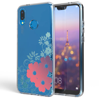 NALIA Handyhülle kompatibel mit Huawei P20 Lite, Slim Silikon Motiv Cover Case Crystal Schutzhülle Dünn Durchsichtig, Etui Handy-Tasche Backcover Transparent Bumper