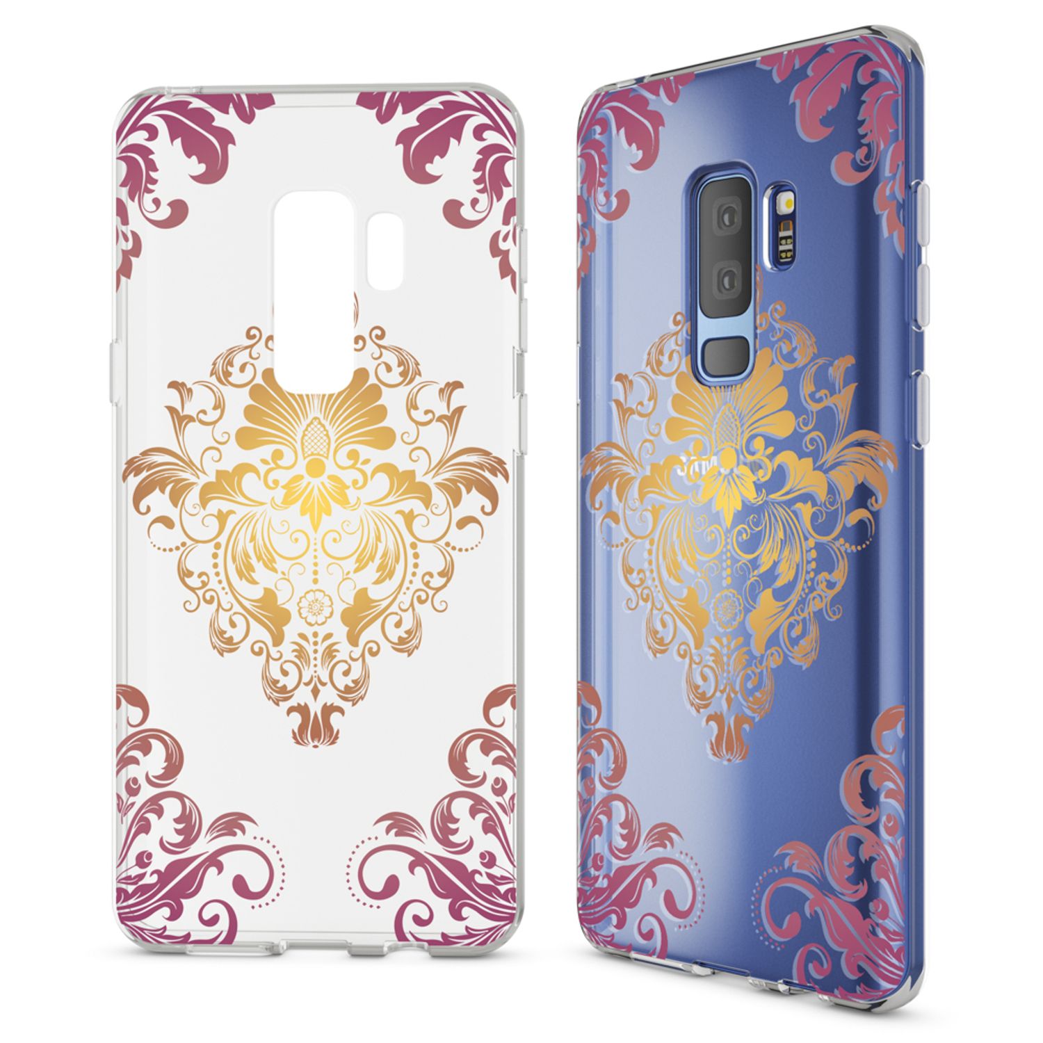 NALIA Handyhülle kompatibel mit Samsung Galaxy S9 Plus, Slim Silikon Motiv Case Schutzhülle Dünn Durchsichtig, Etui Handy-Tasche Back-Cover Transparent Bumper