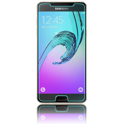 NALIA Schutzglas kompatibel mit Samsung Galaxy A3 2016, 9H Glas-Schutzfolie Display-Abdeckung Hüllen-Kompatibel, Handy-Folie Schutz-Film Glasfolie, HD Screen Protector Tempered Glass - Transparent