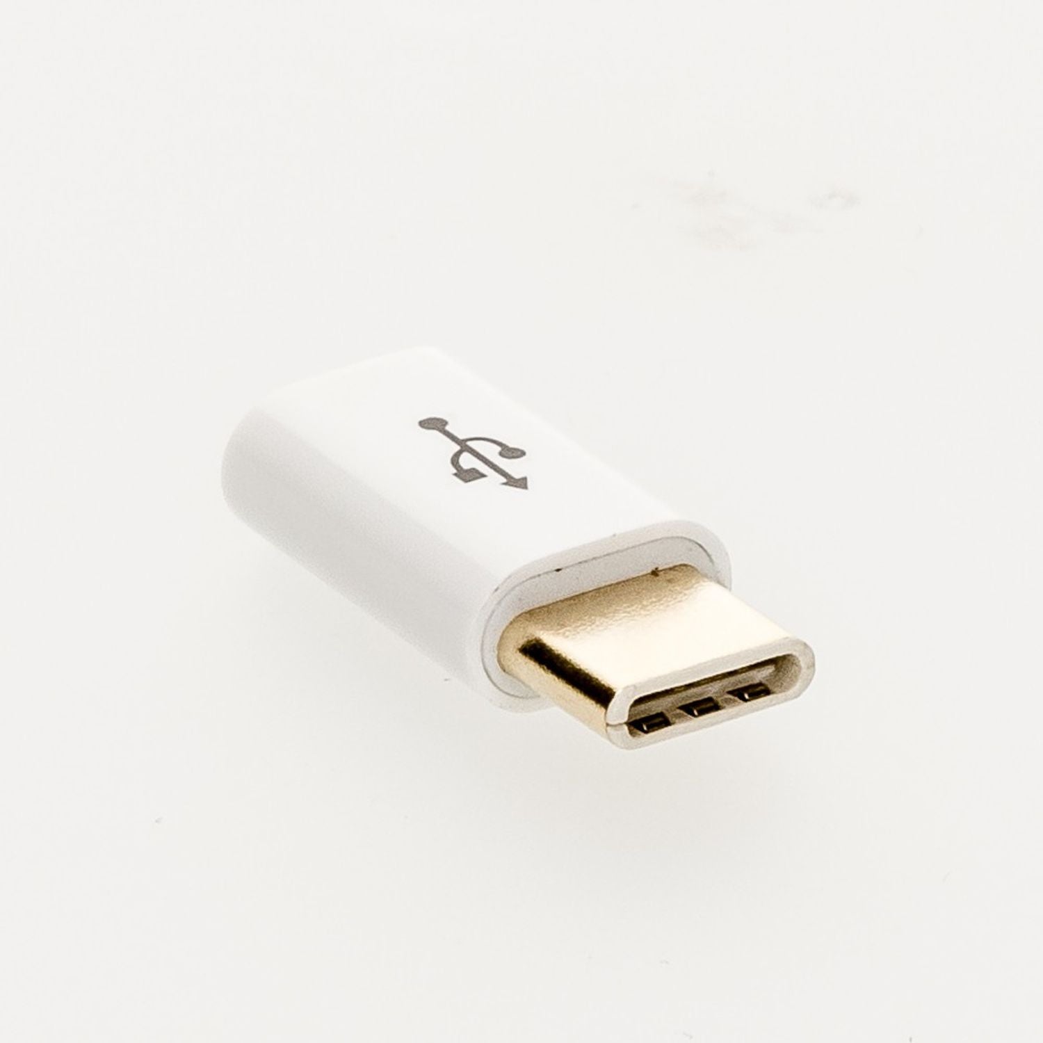 NALIA Micro USB 2.0 auf USB-C Adapter, Connector Konverter für USB 3.1 Type-C Geräte z.B.: kompatibel mit Macbook, Chromebook Pixel, Nokia N1 Tablet & weitere - Weiß