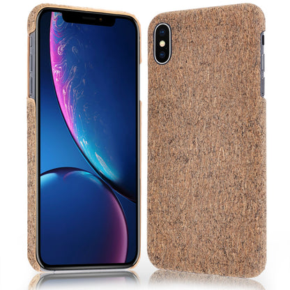 NALIA Kork Hülle kompatibel mit iPhone XS Max, Handyhülle Natur-Holz Look Handy-Tasche Cover Case, Dünnes Ultra-Slim Hardcase Schutzhülle Etui Backcover Bumper