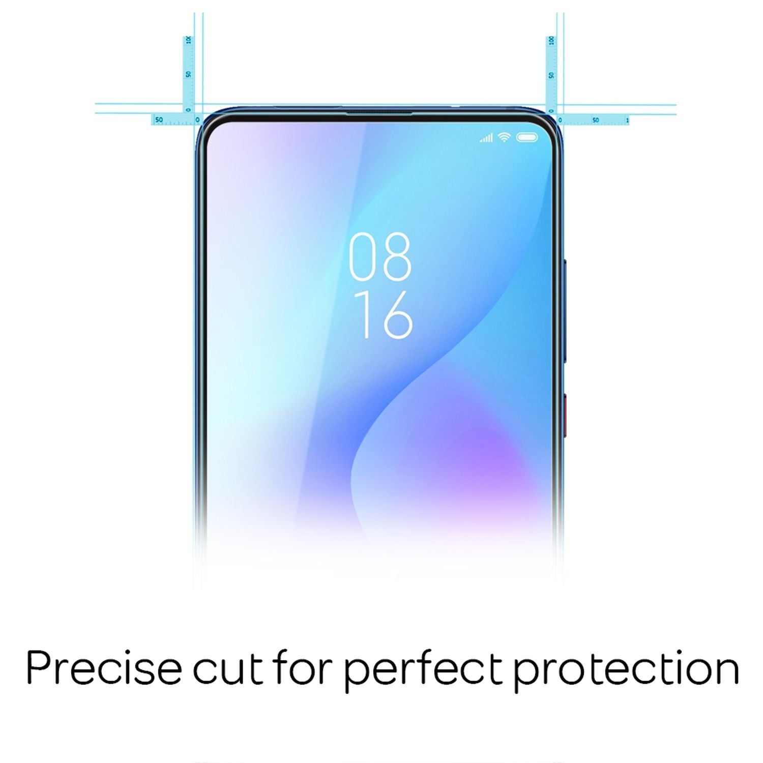 NALIA (2-Pack) Schutzglas kompatibel mit Xiaomi Mi 9T Pro Glas, 9H Full-Cover Screen Display Schutz, Handy Schutzfolie Bildschirm-Abdeckung Film Protector Tempered Glass Klar - Transparent Schwarz