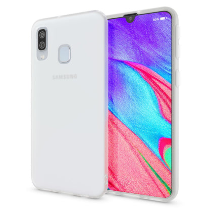 NALIA Silikonhülle kompatibel mit Samsung Galaxy A20e Hülle, Dünne Durchsichtige Handyhülle Ultra-Slim Phone Case Cover, Weiche TPU Gummi Schutzhülle Silikon Handy-Tasche Soft Skin