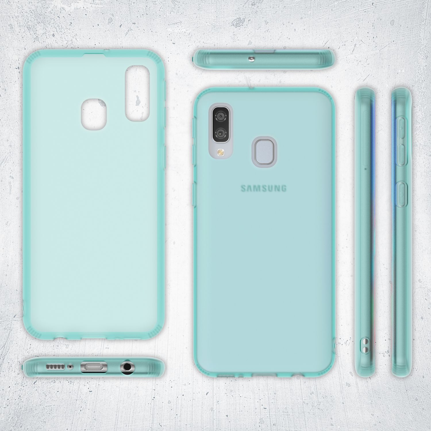 NALIA Silikonhülle kompatibel mit Samsung Galaxy A20e Hülle, Dünne Durchsichtige Handyhülle Ultra-Slim Phone Case Cover, Weiche TPU Gummi Schutzhülle Silikon Handy-Tasche Soft Skin