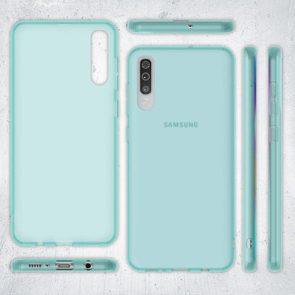 NALIA Silikonhülle kompatibel mit Samsung Galaxy A50 Hülle, Dünne Durchsichtige Handyhülle Ultra-Slim Phone Case Cover, Weiche TPU Gummi Schutzhülle Silikon Handy-Tasche Soft Bumper