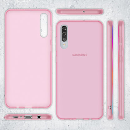 NALIA Silikonhülle kompatibel mit Samsung Galaxy A50 Hülle, Dünne Durchsichtige Handyhülle Ultra-Slim Phone Case Cover, Weiche TPU Gummi Schutzhülle Silikon Handy-Tasche Soft Bumper