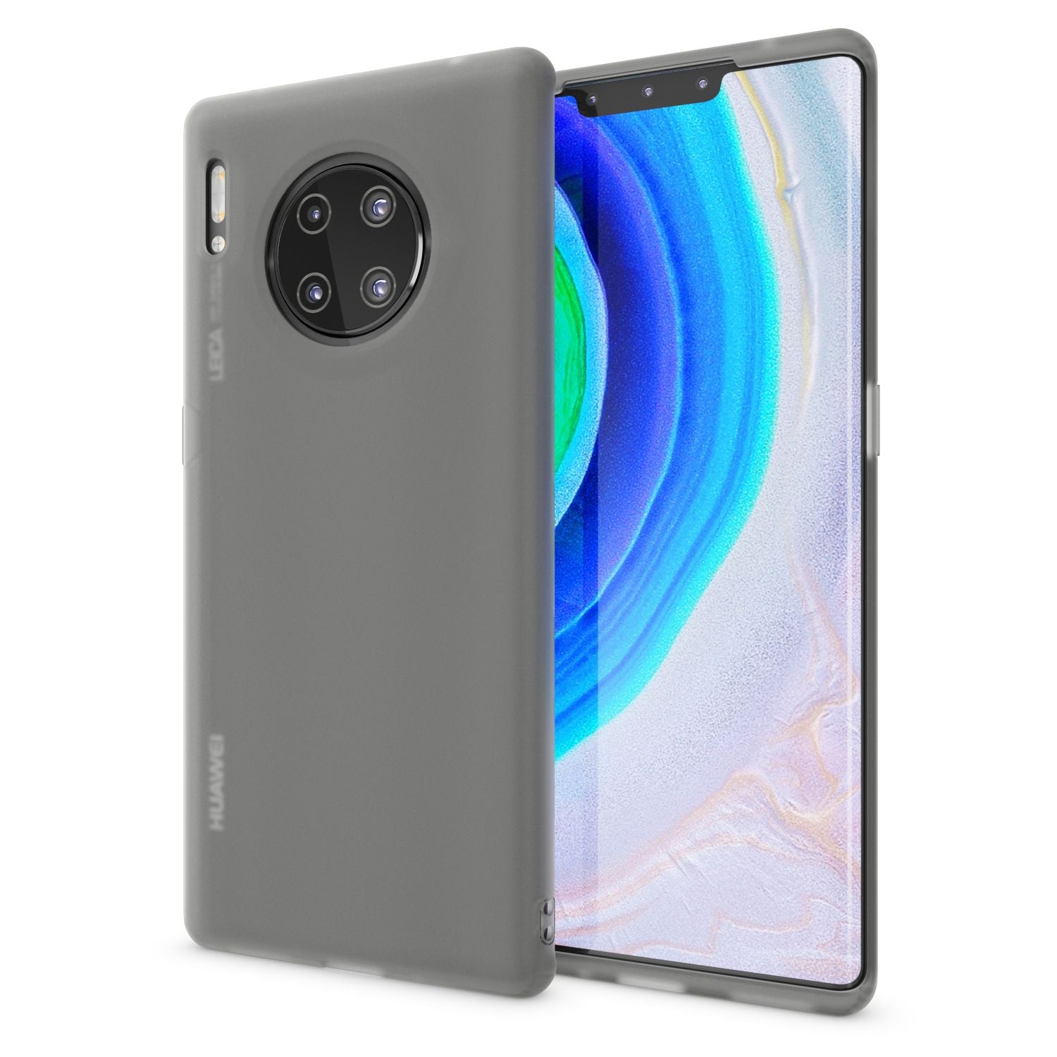 NALIA Silikonhülle kompatibel mit Huawei Mate 30 Pro Hülle, Dünne Durchsichtige Handyhülle Ultra-Slim Phone Case Cover, Weiche TPU Gummi Schutzhülle Silikon Handy-Tasche Soft Bumper