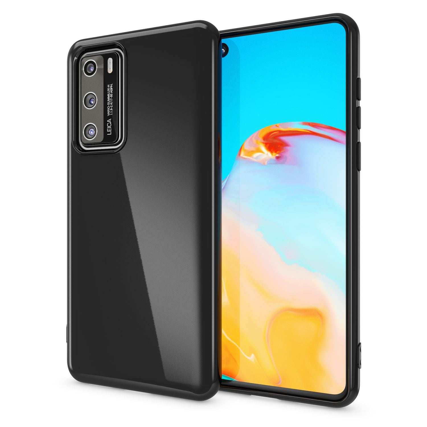 NALIA Silikon Handyhülle kompatibel mit Huawei P40 Hülle, Dünne TPU Schutzhülle Soft Phone Case Cover, Ultra-Slim Backcover Gummi Bumper Handy-Tasche Schale Backcase Etui Softcase Weich