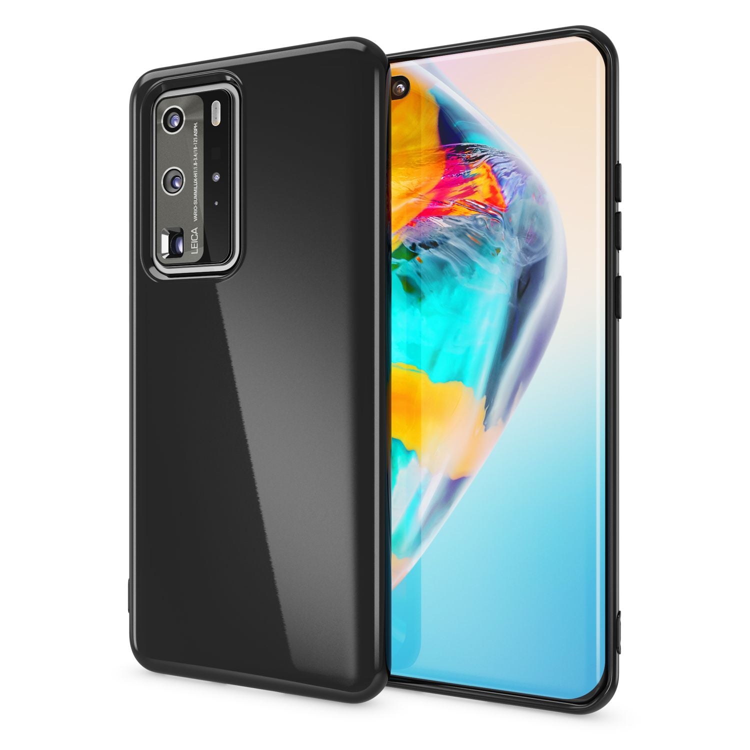 NALIA Silikon Handyhülle kompatibel mit Huawei P40 Pro Hülle, Dünne TPU Schutzhülle Soft Phone Case Cover, Ultra-Slim Backcover Gummi Bumper Handy-Tasche Schale Backcase Etui Softcase