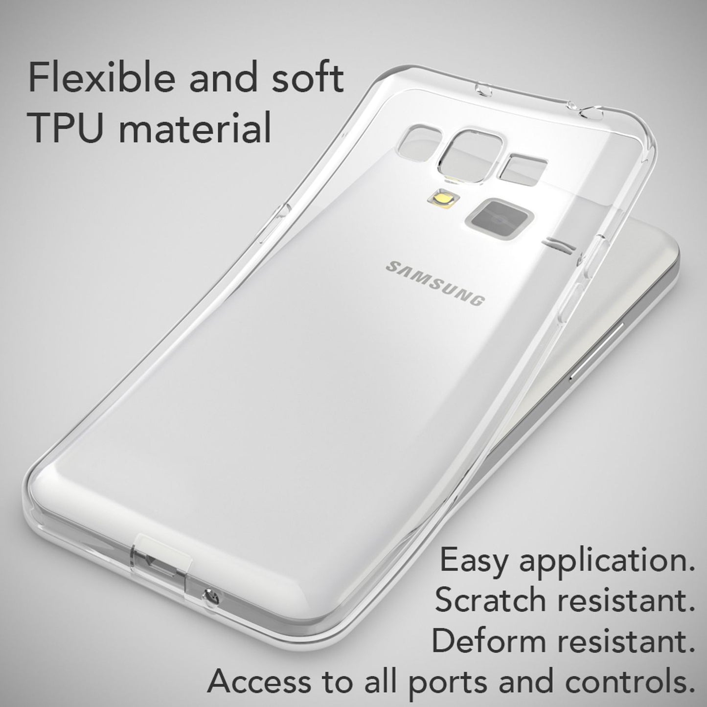 Samsung Galaxy Grand Prime Hülle Handyhülle von NALIA, Slim Silikon Motiv Case